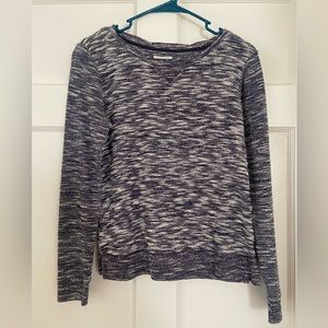 XS blue and white Lou & Grey loft sweater